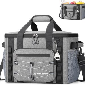 Maelstrom Soft Sided Cooler Bag, 30/40 Can Collapsible Insulated Ice Chest, Large Leakproof Portable Storage for Camping, Travel, Kayaking & Beach